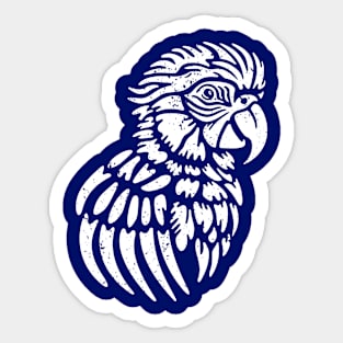 Macaw Parrot distressed Sticker